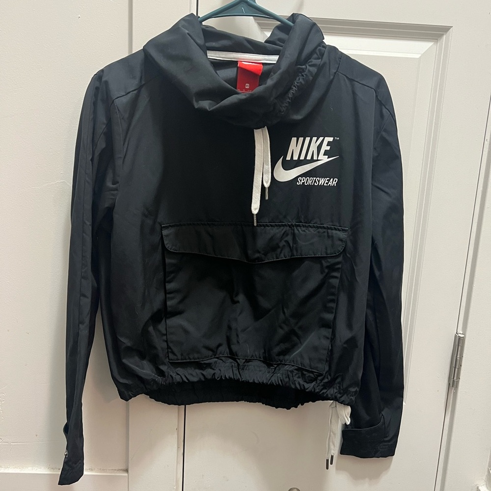 Nike Black and White Sportswear Jacket